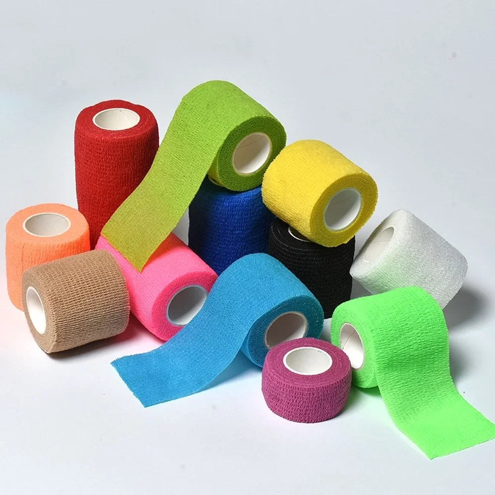 Waterproof Bandage for First Aid Kit. Security Self-Adhesive Elastic Bandage