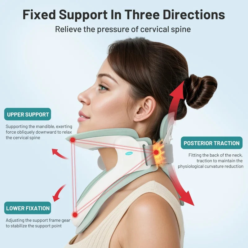 Medical Neck Posture Corrector - Adjustable Neck Brace for Support and Relief for Chronic Neck Cervical improvement
