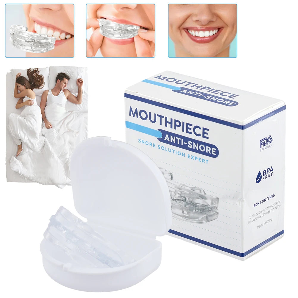 Reusable Anti Snore Mouth Guard with Storage Box