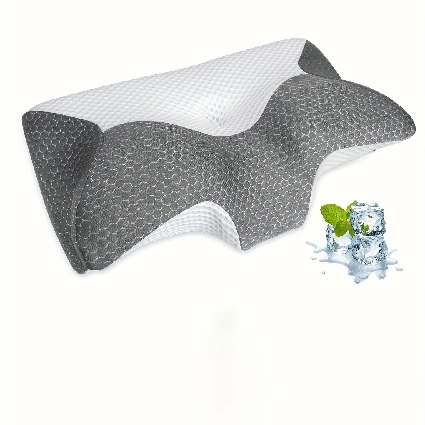 Cervical Memory Foam Pillow Pillows For Neck Shoulder Pain. Ergonomic Orthopedic Sleeping