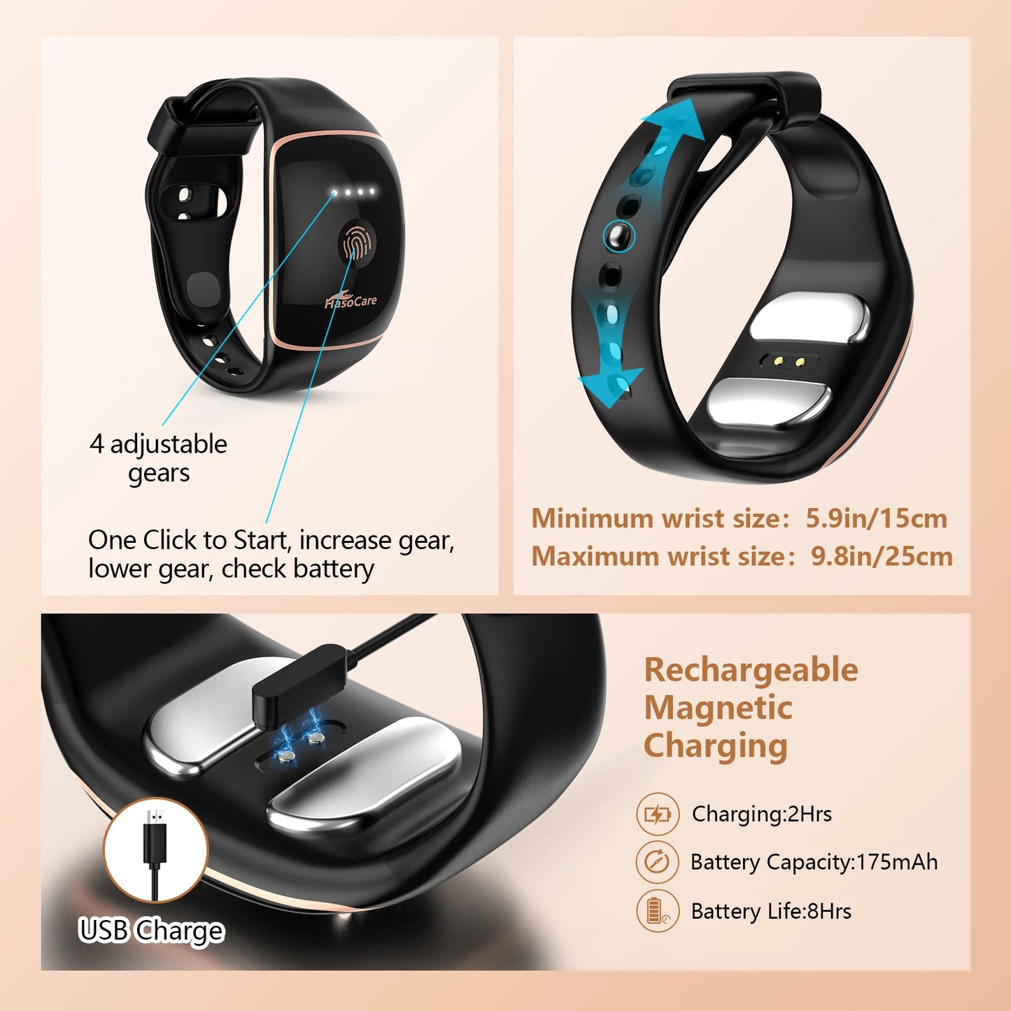 Anti-Nausea Wristband Travel Sickness Reliefs Motion Sickness and Nausea