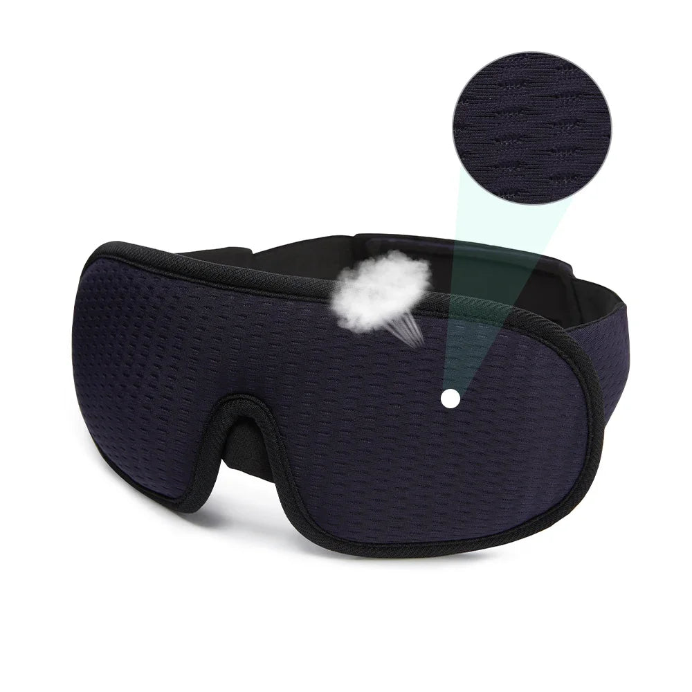 3D Sleeping Mask Block Out Light Soft for Eyes, Blindfold Sleeping Aid Face Mask Eyepatch