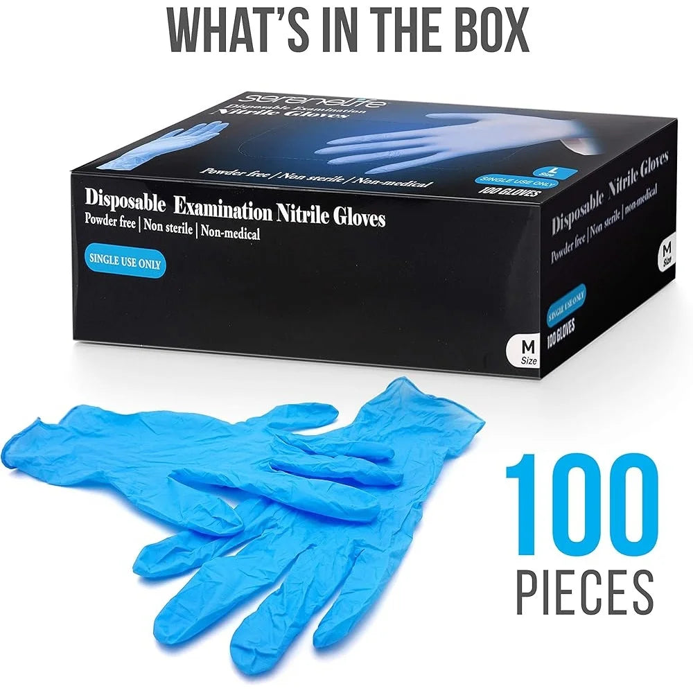 Nitrile Disposable Gloves Powder Free Soft Comfortable Texture