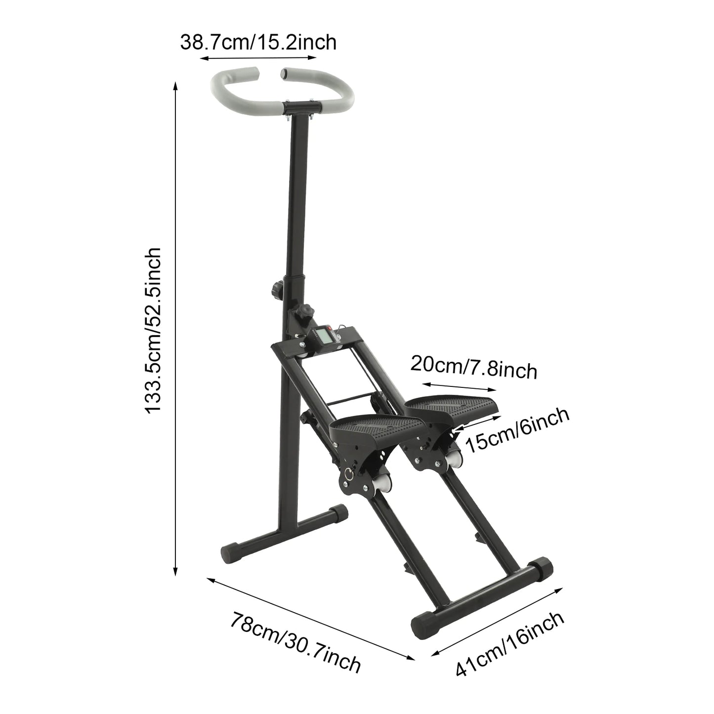 Foldable Stair Stepper, Indoor Vertical Stair Climbing Machine
