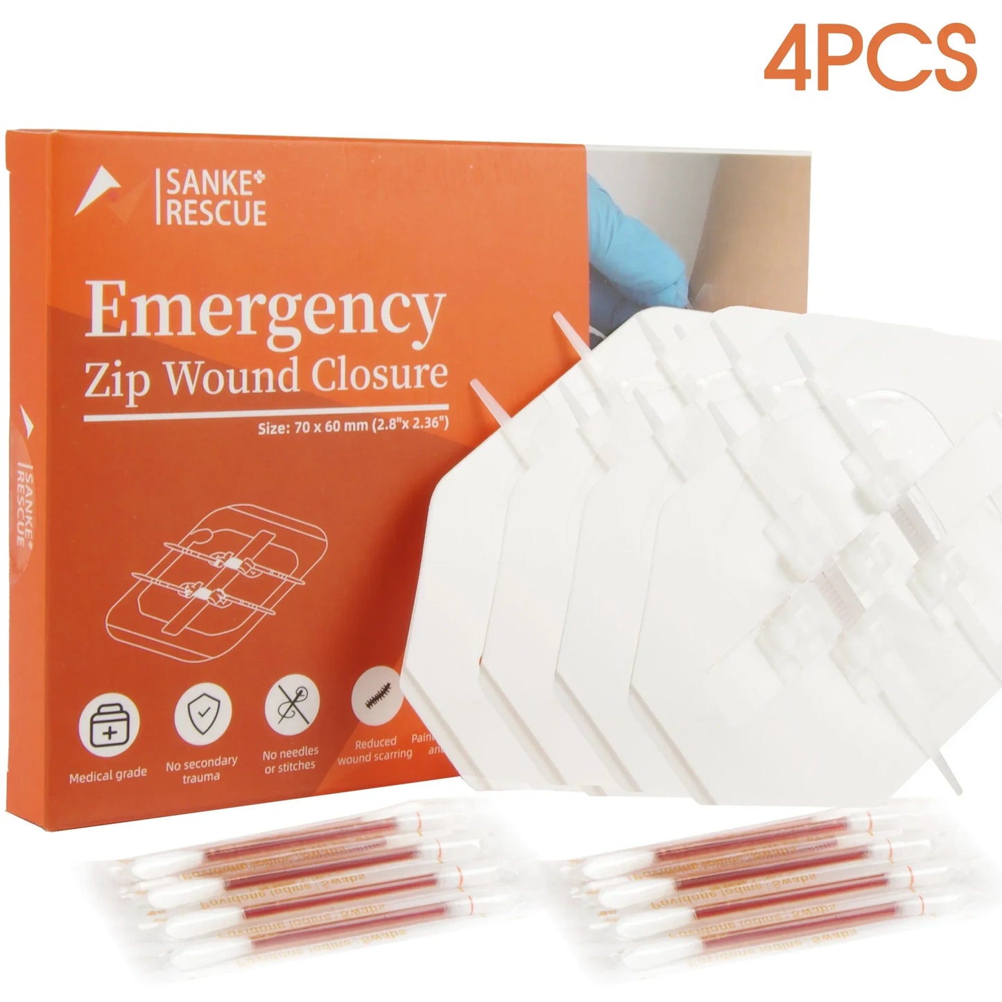 Zipper Band-aid Painless Wound Closure Device Suture-free Wound Dressing