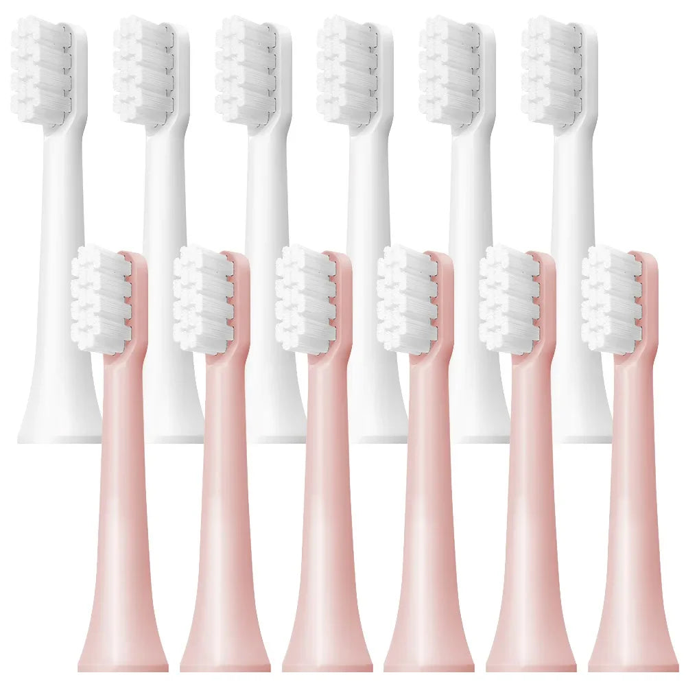 6/12Pcs Replacement Brush Heads T100 Mes603 Electric Toothbrush Vacuum