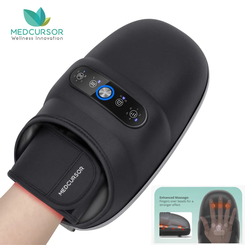 Wireless Electric Hand Massager -Acupoint Massager Finger Arthritis Numbness Muscle Relaxation
