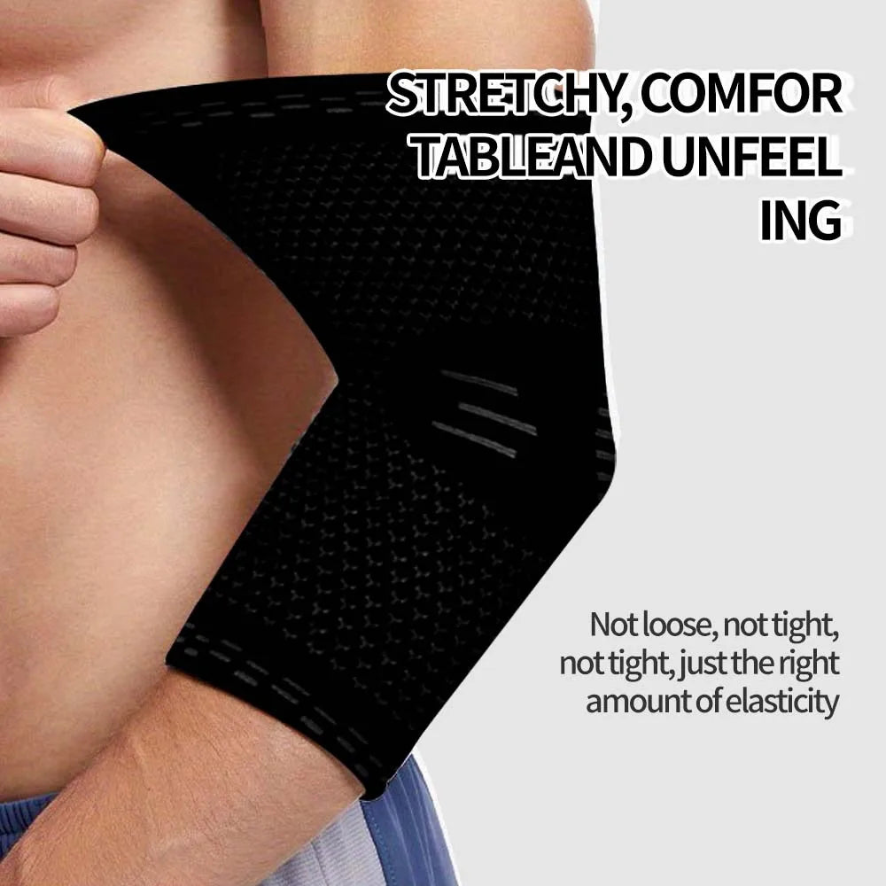 Elbow Brace for Tendonitis, Tennis Elbow Compression Support Sleeve for Golfers Elbow Pain Relief, Arthritis, Bursitis