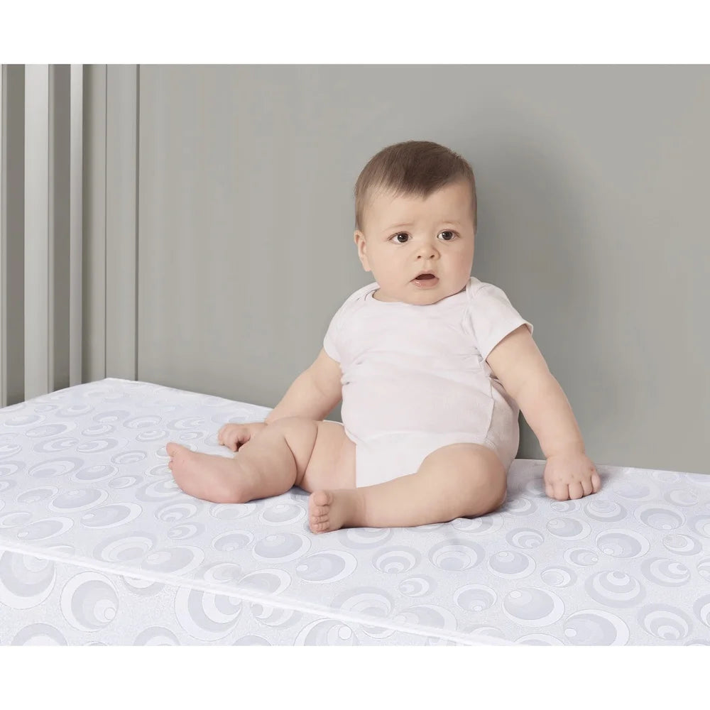 Lightweight Two-layer Crib Toddler Mattress with Coils Green guard technology Gold Certified & Waterproof