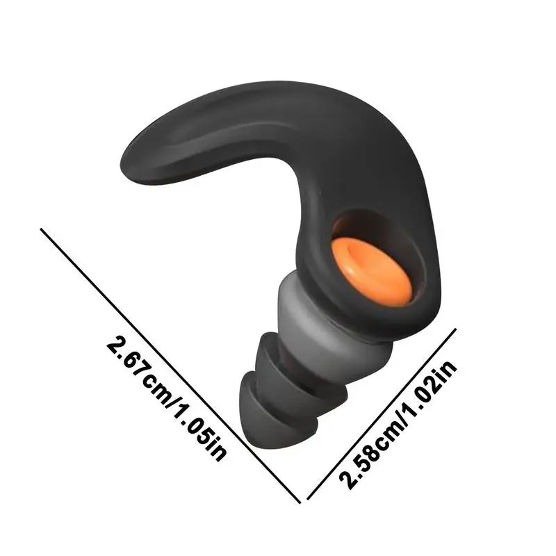 Sleeping Ear Plugs Silicone Waterproof Noise Isolating Earplugs Hearing Protection