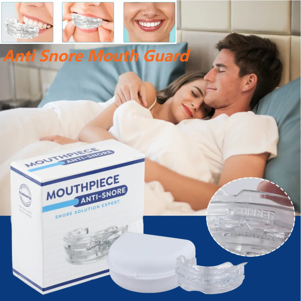 New Mouth Guard Anti-Snoring Teeth Bruxism - helps with Sleep and Apnea