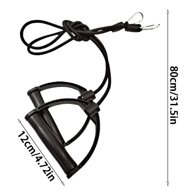 Multifunctional Resistance Bands Ergonomic Stepper Rope Pulling with Handles
