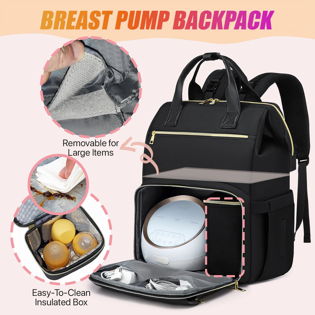 Multipurpose Baby Diaper Bag for Travel And Large Storage