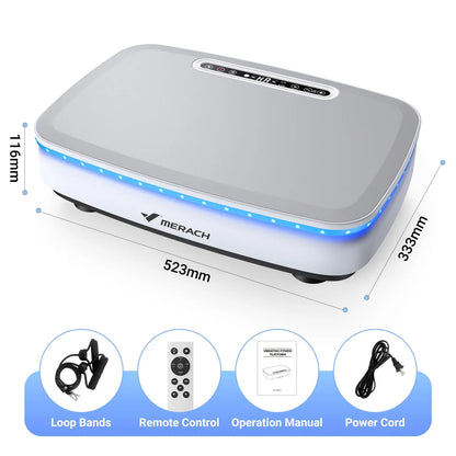 Vibration Plate Exercise Machine with Light Whole Body Workout
