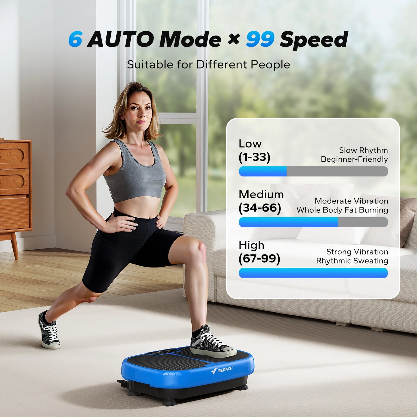 Vibration Plate Exercise Machine for Lymphatic Drainage Relieve Pain