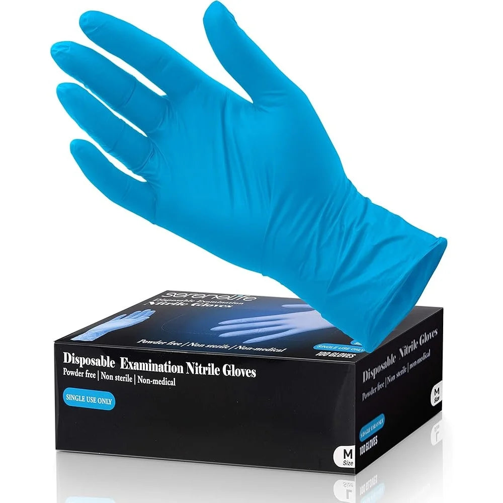 Nitrile Disposable Gloves Powder Free Soft Comfortable Texture