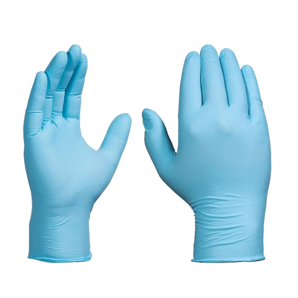 Industrial-Grade Disposable Nitrile Gloves 5-6 mils Powder-Free Latex-Free