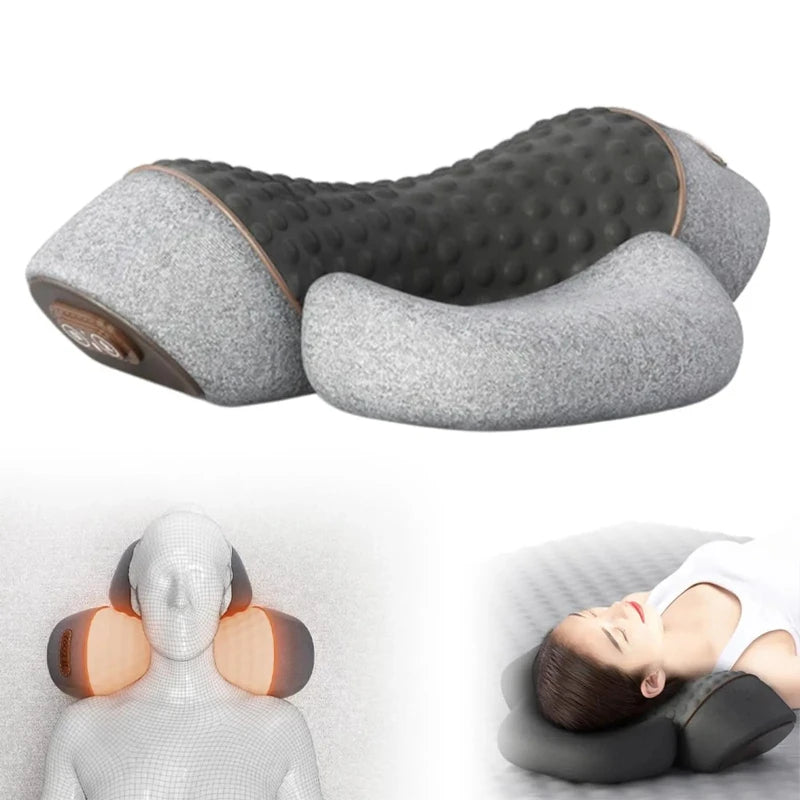 Massager Pillow Cervical Orthopedic Sleeping Pillow Back and Neck Massager