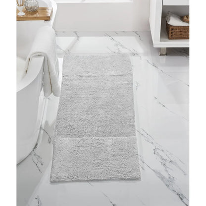 Bathroom Runner Mat 100 Cotton Soft Tufted Water Absorbent Non-Slip