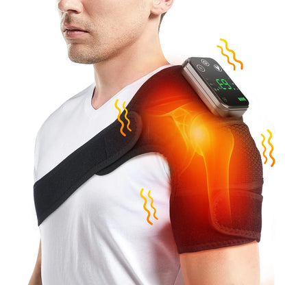 Electric Heated Vibration Knee Massage Physiotherapy Pad 3 in 1 Massager