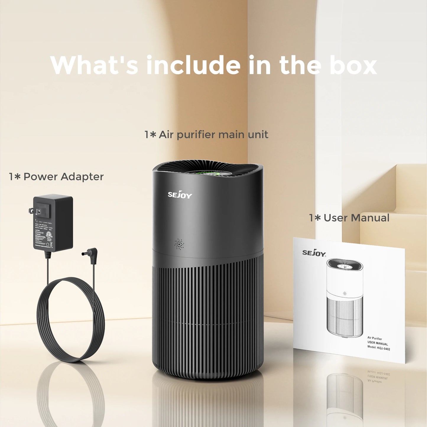 Air Purifier for Large Rooms for Household HEPA Filter