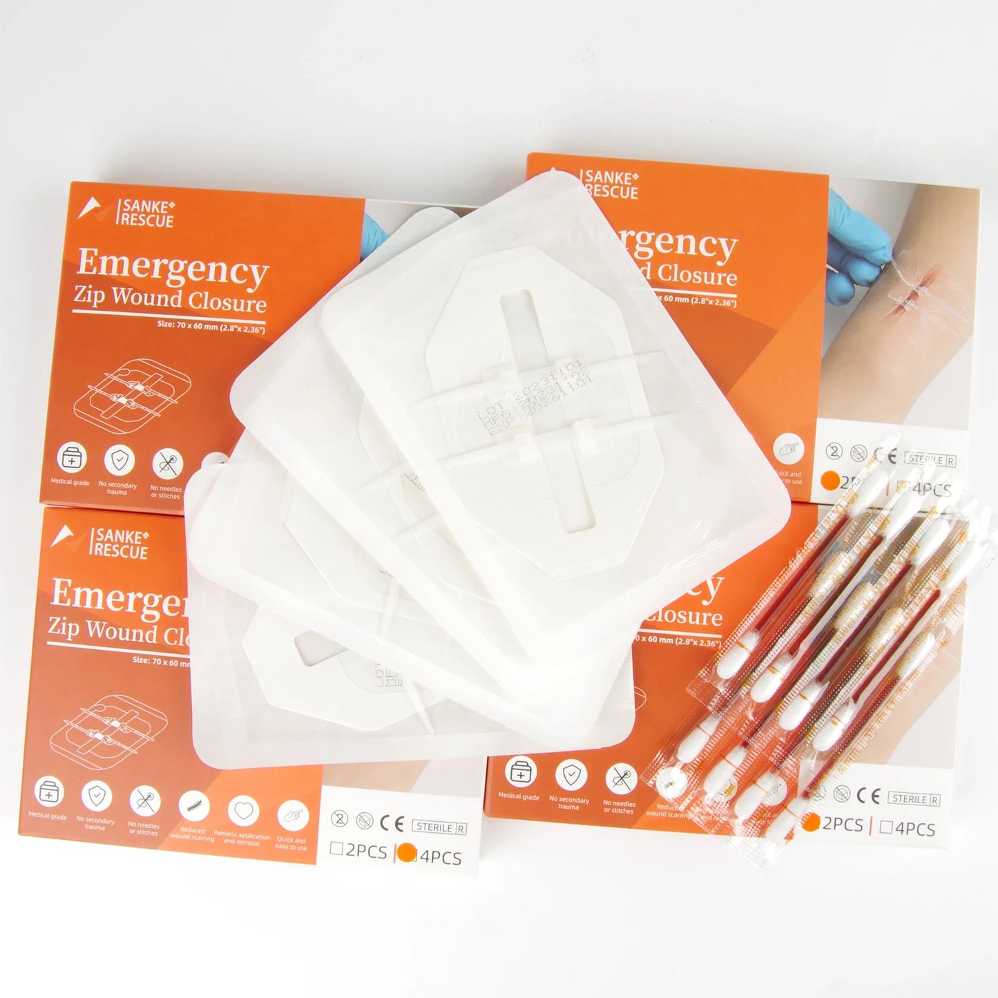 Zipper Band-aid Painless Wound Closure Device Suture-free Wound Dressing