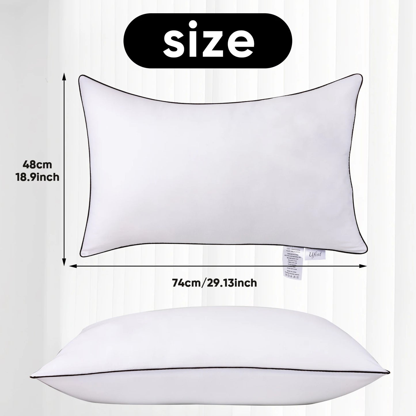 luxury pillow, high pillow core, no collapse deep sleep neck supports