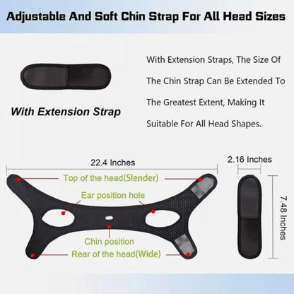 Anti Snore Chin Strap Stop Snoring Belt for Better Breath Sleep-Sleeping Aid Tools