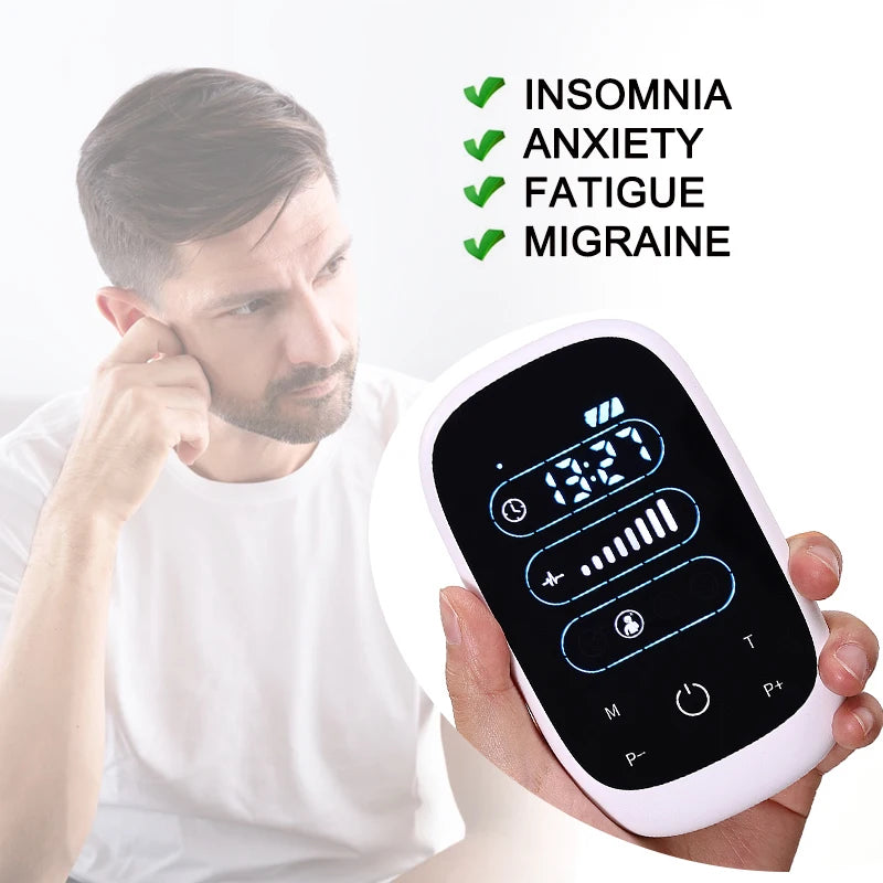 Brain Electronic Therapy Stimulation Device Massage Ear Clip for Insomnia Cure.