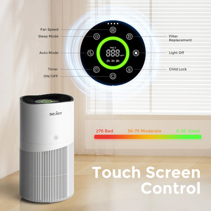 Air Purifier for Large Rooms for Household HEPA Filter