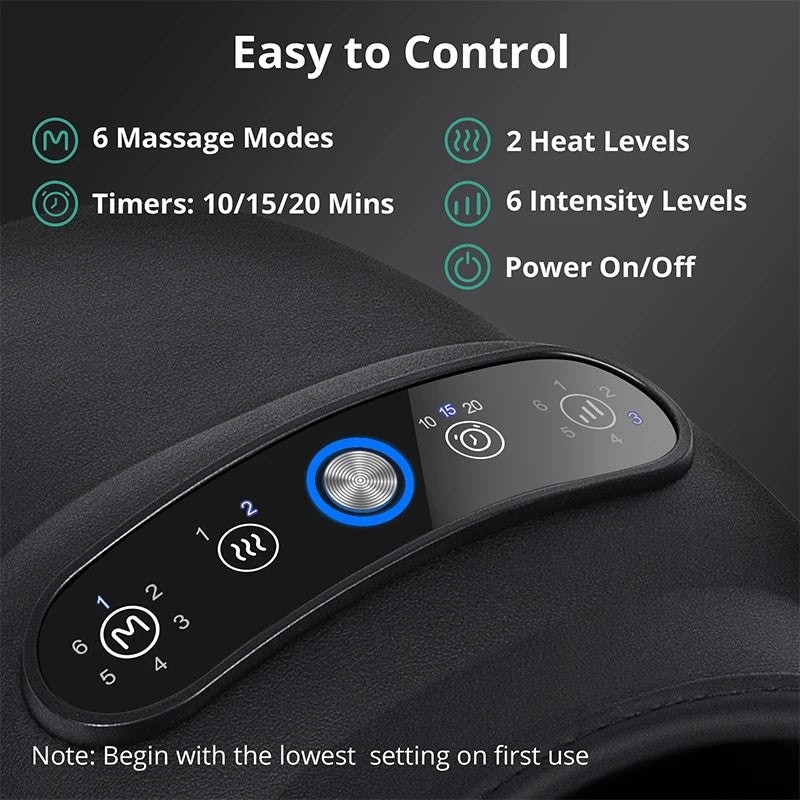 Wireless Electric Hand Massager -Acupoint Massager Finger Arthritis Numbness Muscle Relaxation