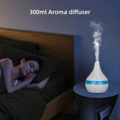 300ml USB Essential Oil Diffusers Ultrasonic Air Humidifier