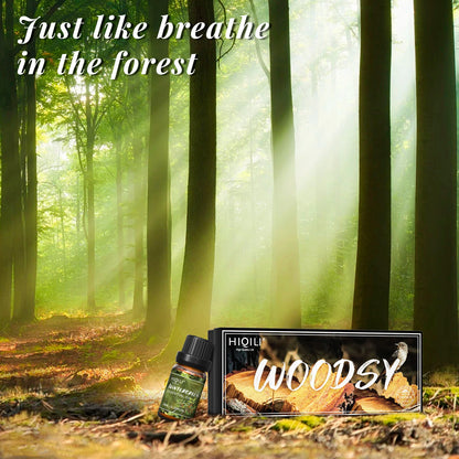 Woody Fragrance Oils Set, for Aromatherapy Diffuser Humidifier