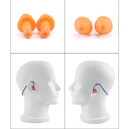 1 Pair Noise Reduction Earplugs For Sleeping Banded Ear Plug Sleep Noise Cancelling