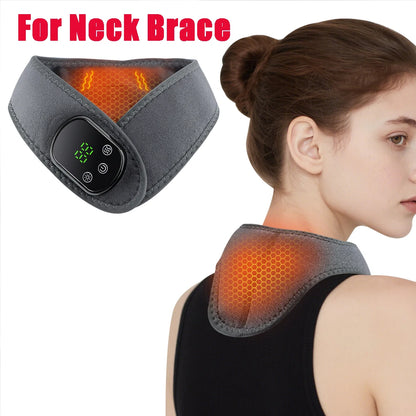 Electric Wrist Brace with Adjustable Hot Compress Vibration Massage
