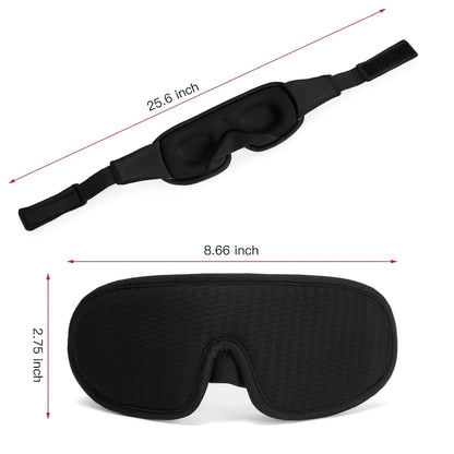 3D Sleeping Mask Block Out Light Soft for Eyes, Blindfold Sleeping Aid Face Mask Eyepatch
