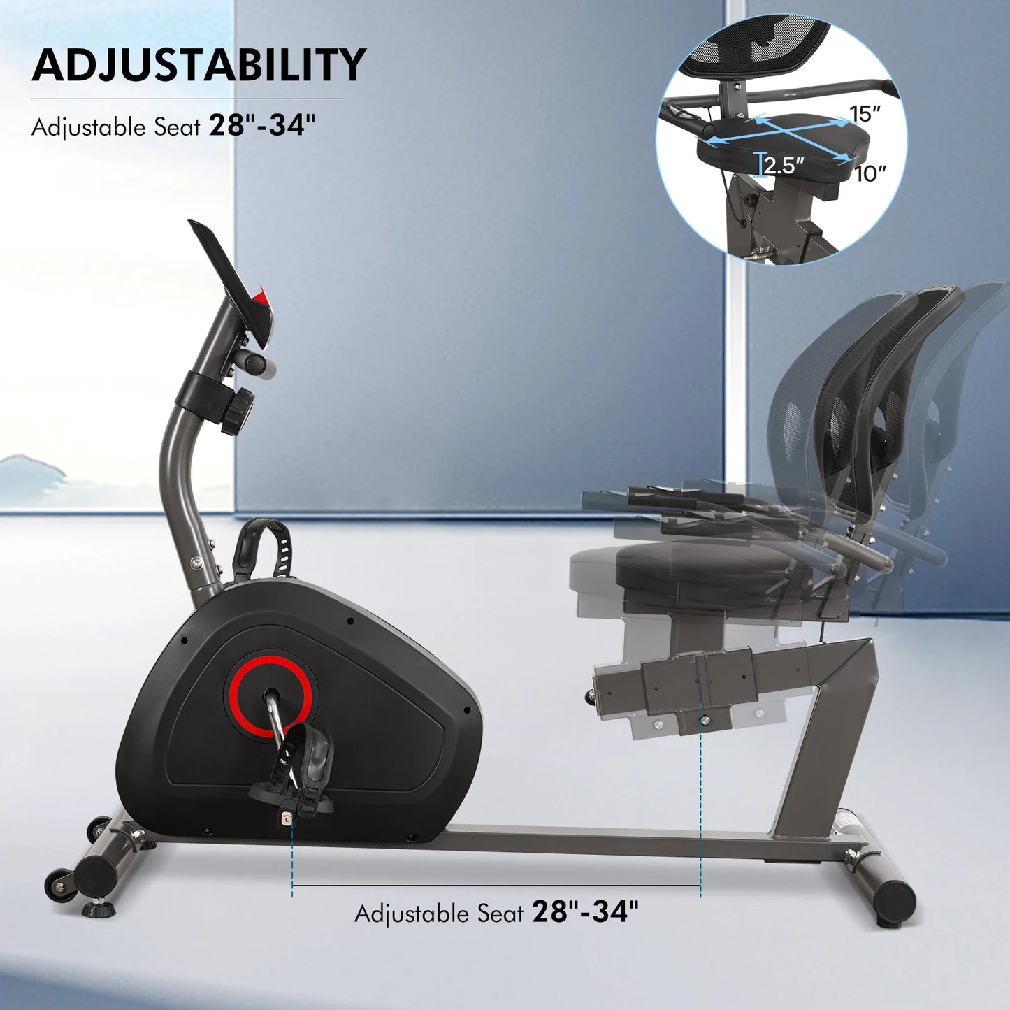 Recumbent Exercise Bike for Home Stationary Bike