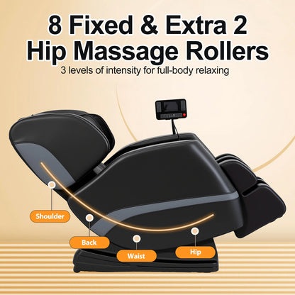 Full Body Zero Gravity Massage Chair, Back, Waist, Hips, Legs, Foot Massage,