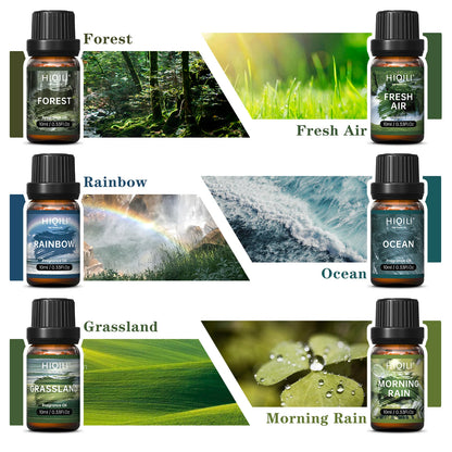 Fragrance Oils Set-Nature Theme | TOP 6 Gift Set Use for Aromatherapy, Diffuser, Humidifier