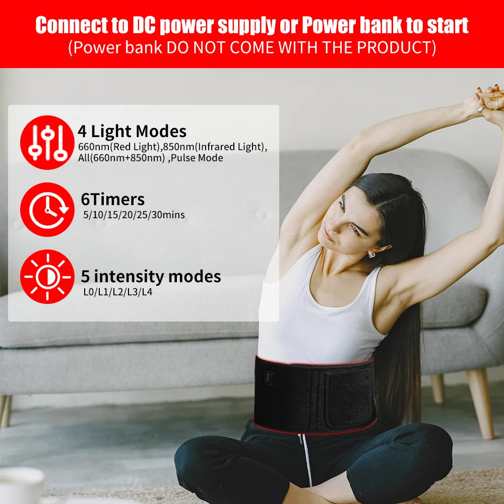 Infrared Light Therapy for Body, Relaxing Muscle, Inflammation, Improve Circulation