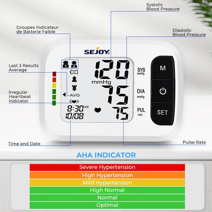Digital Wrist Blood Pressure Monitor & Finger Pulse Oximeter