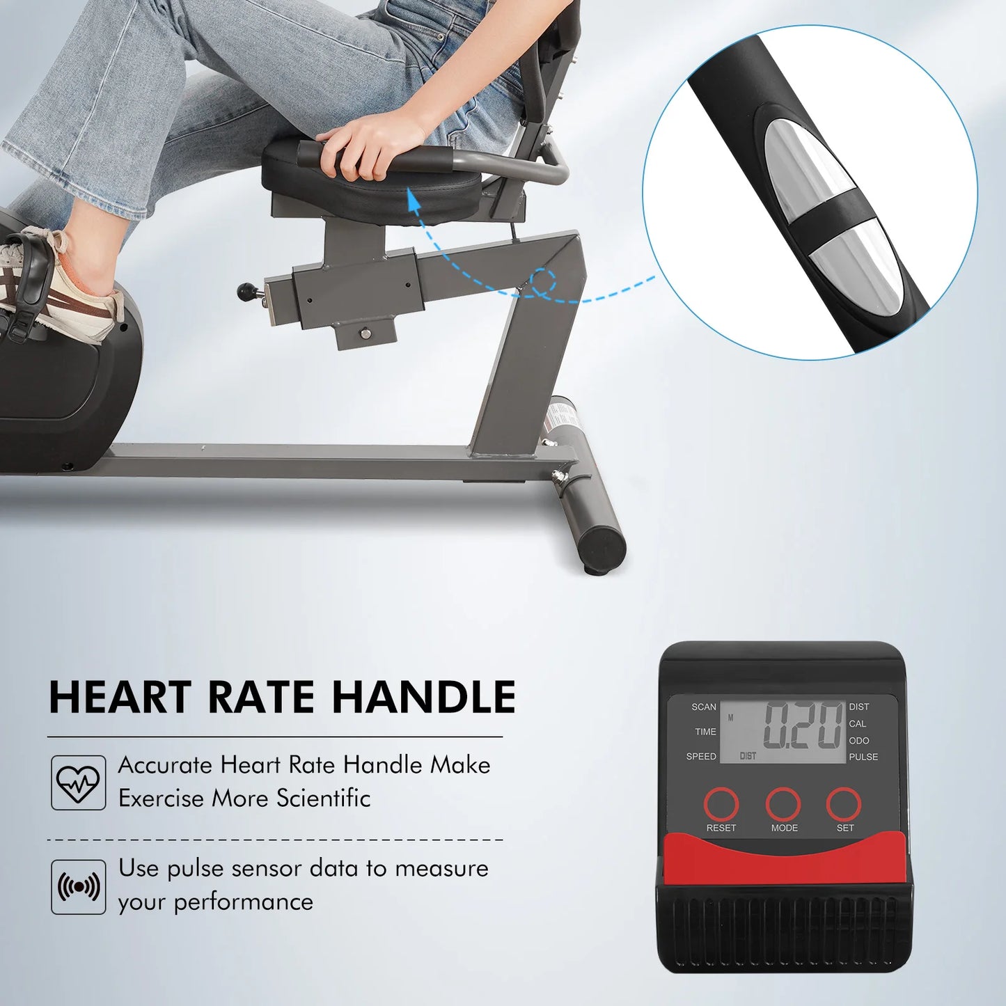 Recumbent Exercise Bike for Home Stationary Bike