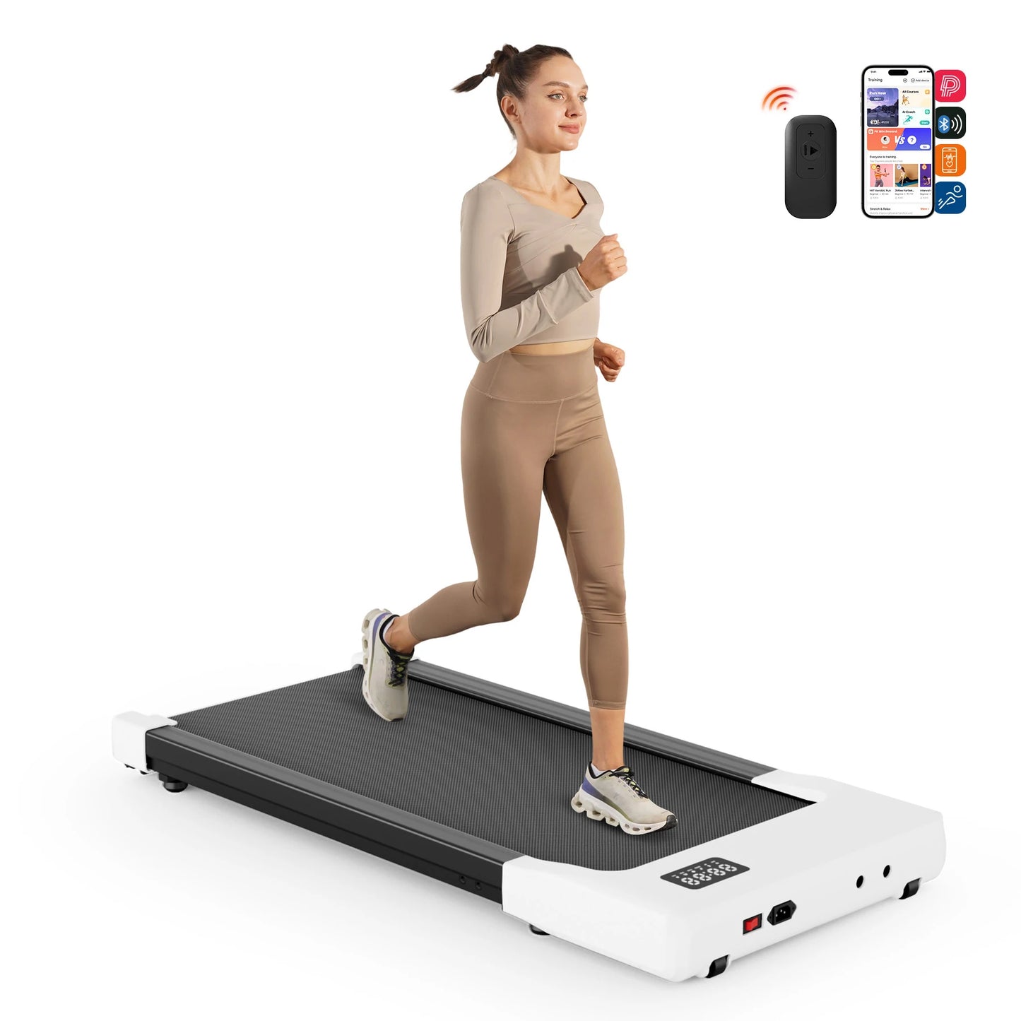 Walking Pad Under Desk Treadmill 2 in 1 Portable Treadmill