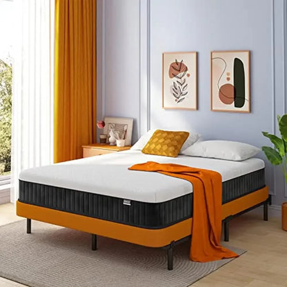 12 Inch Memory Foam Hybrid Queen Size Mattress for Support & Pressure Relief Comfort