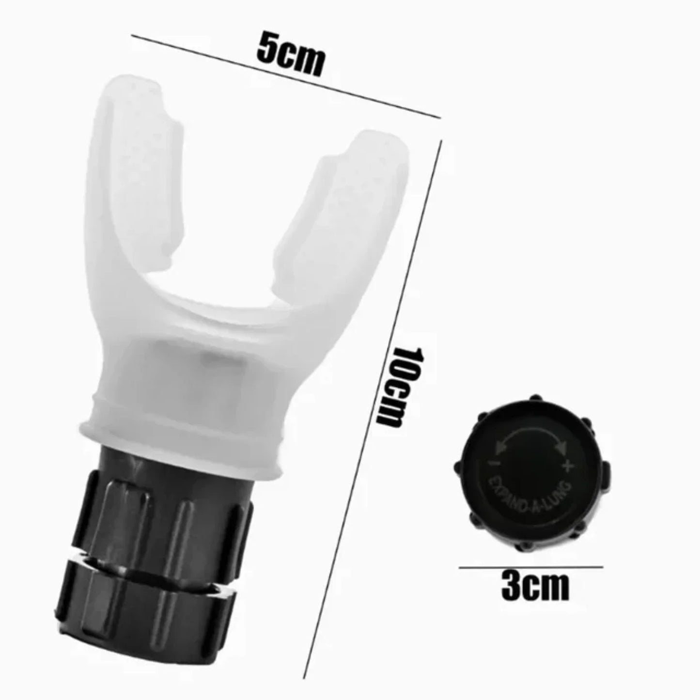 1PC Sports Breathing Trainer Exercise Lung Face Mouthpiece Respirator
