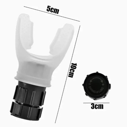 1PC Sports Breathing Trainer Exercise Lung Face Mouthpiece Respirator