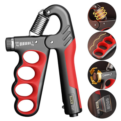 Grip Strength Trainer Wrist Expander Adjustable Resistance Fitness Gym