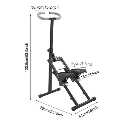 Foldable Stair Stepper, Indoor Vertical Stair Climbing Machine