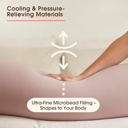 Popular|Adjustable Pregnancy Pillow – Full Body Support for Side Sleeping - Adjustable Firmness and Shape - Supports Back, Legs