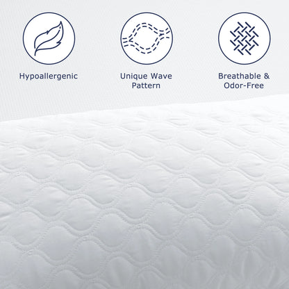 2 Pack Luxury Neck Support Pillows - Soft, Hotel Quality for Standard/Queen Size,